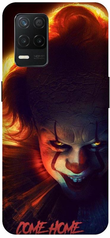 SAVETREE Back Cover for Realme 9 5G, RMX3388, pennywise, 1990  (Multicolor, Dual Protection, Pack of: 1)