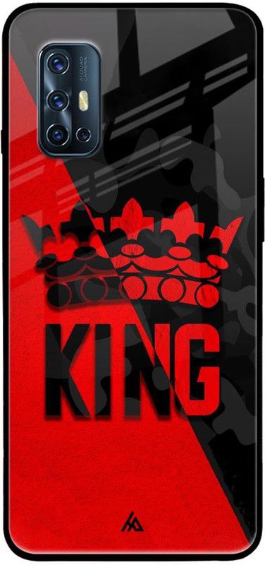 Hocopoco Back Cover for Vivo V17  (Black, Red, Grip Case, Silicon, Pack of: 1)