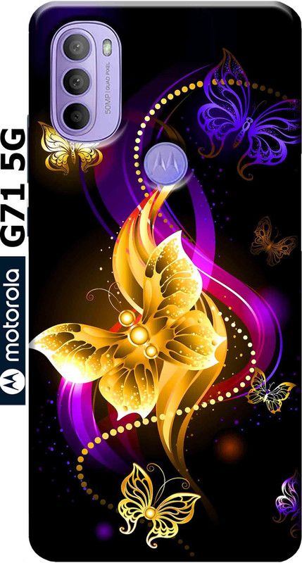 Rockerspot Back Cover for Motorola Moto G71 5G 2583  (Multicolor, Dual Protection, Silicon, Pack of: 1)