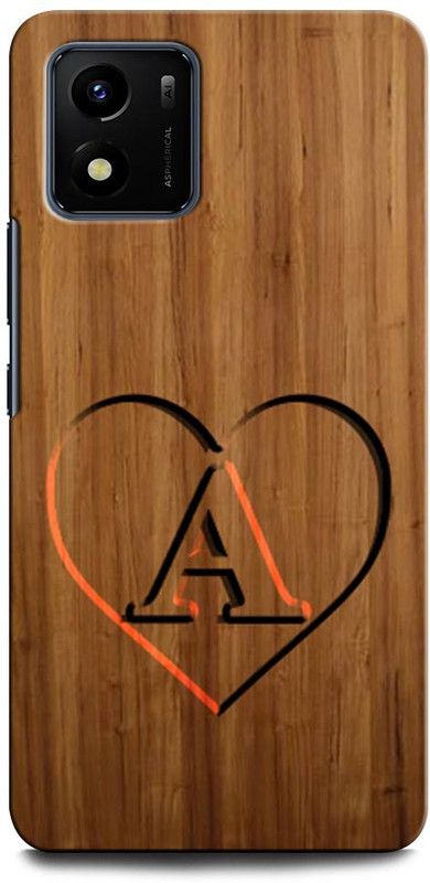 ORBIQE Back Cover for Vivo Y15s A, A LETTER, A DESIGN, A ALPHABET, B NAME  (Multicolor, Hard Case, Pack of: 1)