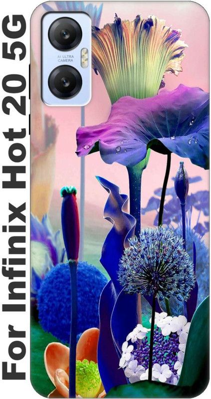 Rockerspot Back Cover for Infinix Hot 20 5G, Infinix Hot 20 5 G 2800  (Pink, Shock Proof, Silicon, Pack of: 1)