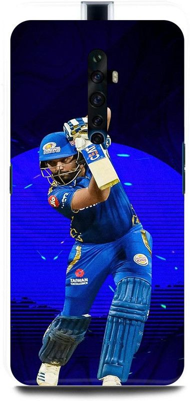FRONK Back Cover for OPPO Reno2 Z, CPH1945, ROHIT, SHARMA, INDIAN, PLAYER, MUMBAI, INDIANS  (Blue, Hard Case, Pack of: 1)