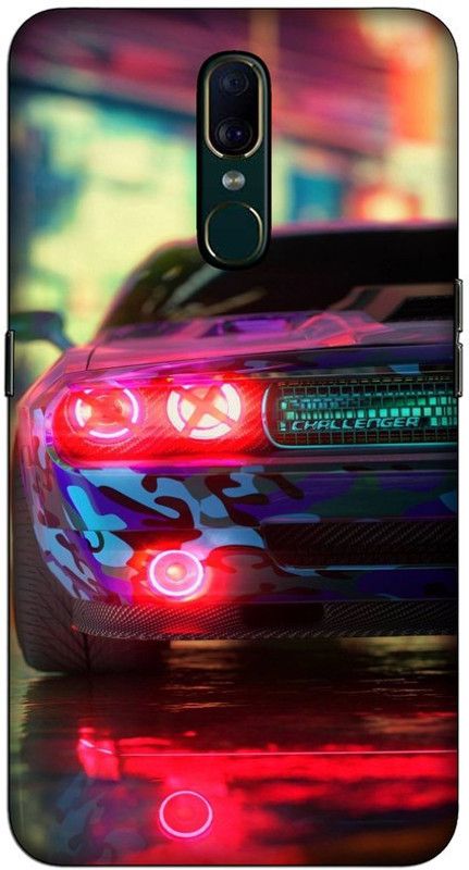CROKIAN Back Cover for Oppo F11 Car Back Cover  (Multicolor, Hard Case, Pack of: 1)