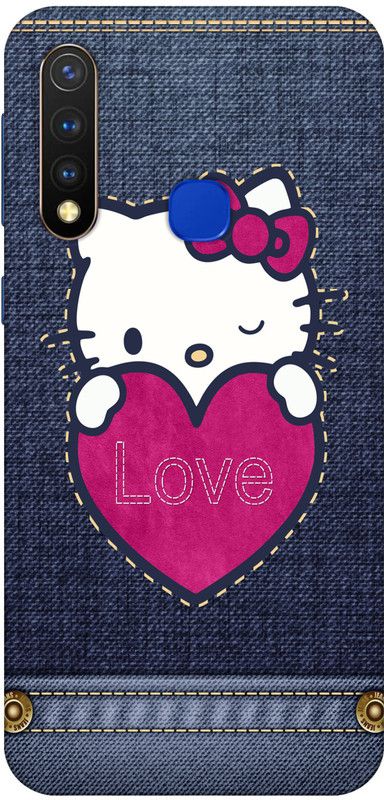 VITARO Back Cover for Vivo Y19, Vivo U20  (Multicolor, Grip Case, Silicon, Pack of: 1)