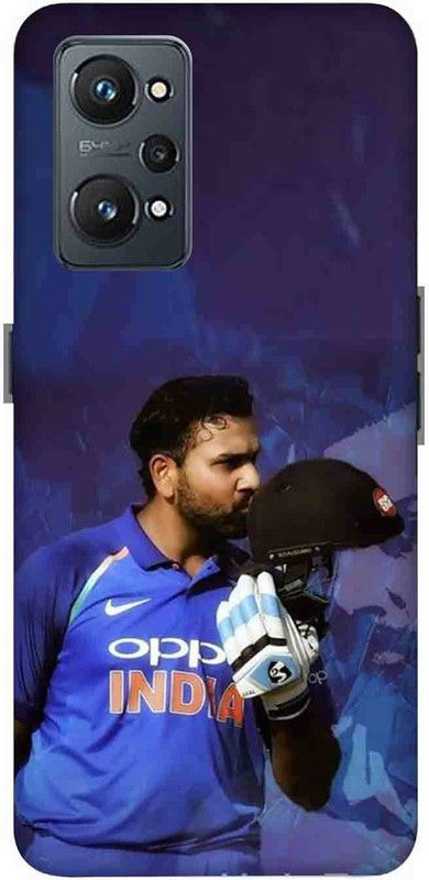 NDCOM Back Cover for Realme GT Neo 2 Cricket Player Hitman Rohit Sharma Printed  (Multicolor, Hard Case, Pack of: 1)