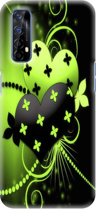 PNBEE Back Cover for Realme Narzo 20 Pro, RMX2161 - Two Heart Print  (Multicolor, Hard Case)