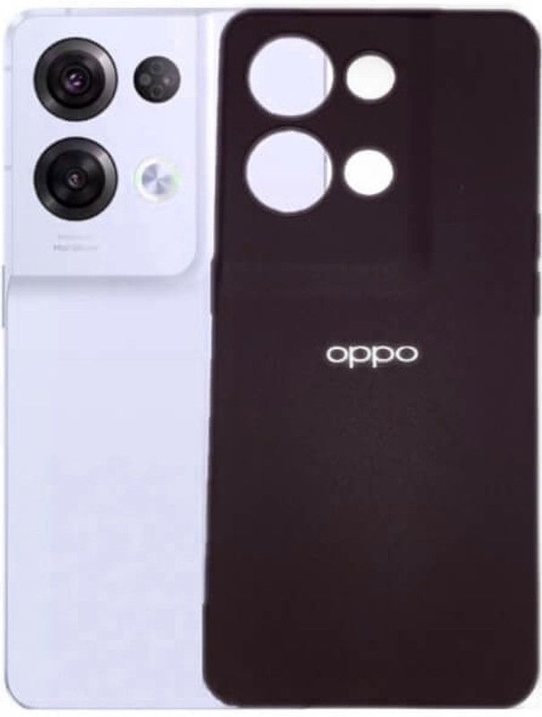 Lilliput Back Cover for Oppo Reno 8 5G  (Black, Silicon, Pack of: 1)