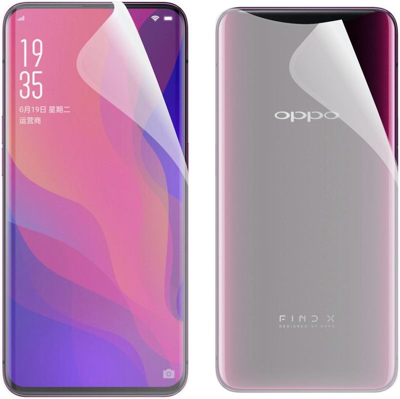 CASE CREATION Front and Back Screen Guard for Oppo Find X  (Pack of 2)
