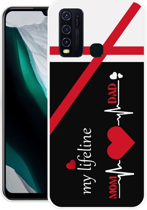 HDPrint Back Cover for Vivo Y30, Vivo Y50  (Multicolor, Grip Case, Silicon)