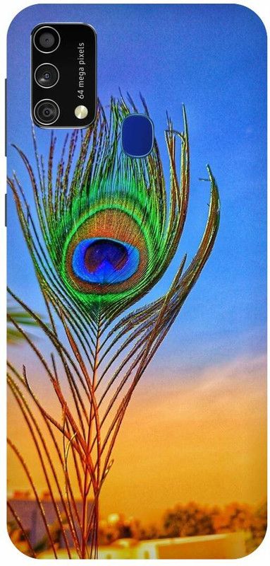 THE NARAYANA COLLECTIONS Back Cover for SAMSUNG GALAXY F41-MOR,PANKH,KARSHNA,KRISHNA,BANSURI  (Multicolor, Hard Case, Pack of: 1)