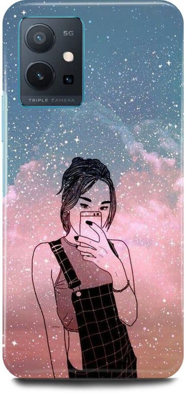 JUGGA Back Cover for OPPO K10, CPH2373, GIRL, ANIME, BTS, LOVELY GIRL, CARTOON, CUTE GIRL, DOLL  (Pink, Hard Case)