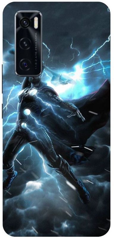 URCHIN Back Cover for Vivo V20SE Thor Hammer, Thor, Lightning, Rock, Mione, Hammer, Movie, Thunder, Avenger  (Multicolor, Shock Proof, Pack of: 1)