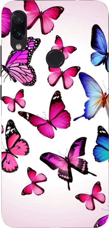 LIKELOOK Back Cover for Mi Redmi Note 7 Pro ( Butterfly, Nature, Theme )  (Multicolor, Shock Proof)