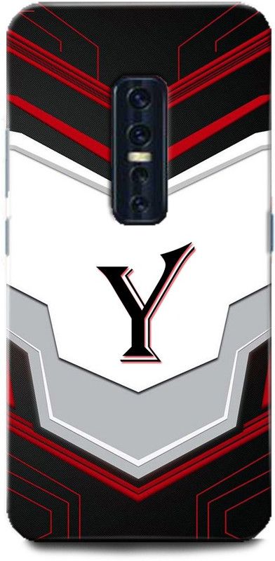 Afterglow Back Cover for Vivo V17 Pro Y, Y LETTER, Y NAME, Y ALPHABET, ALPHABET  (Multicolor, Shock Proof, Pack of: 1)