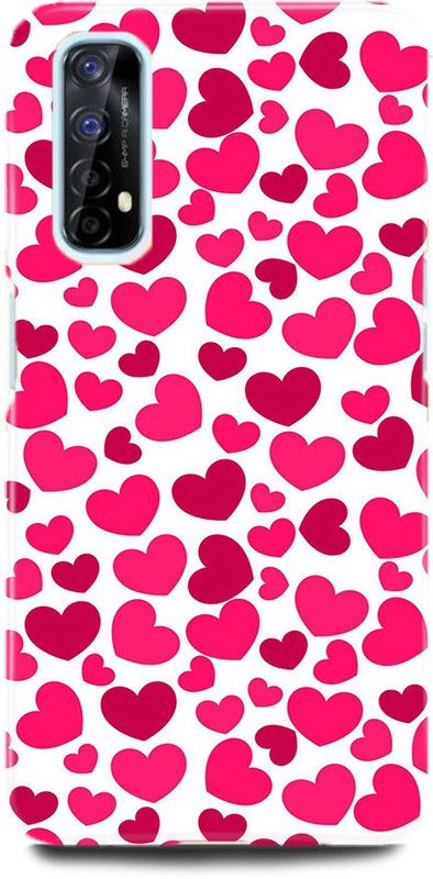 MP ARIES MOBILE COVER Back Cover for Realme 7, RMX2151,heart,dil,heart,shape,Couple,Kiss,valentine,lovers,back,cover,for,girls,  (Multicolor, Hard Case, Pack of: 1)