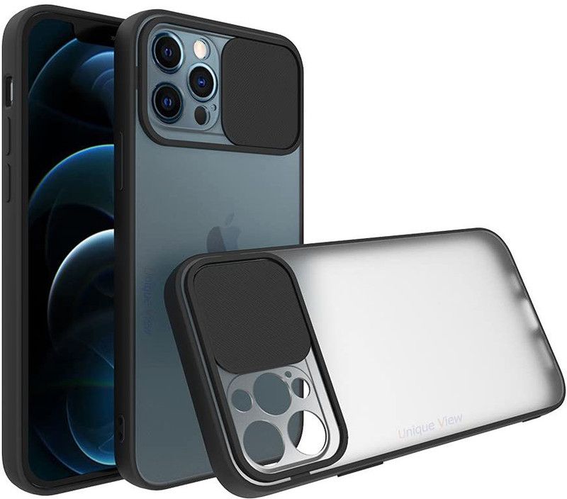 rdgadgets Back Cover for Apple Iphone 12 Pro Max  (Black, Pack of: 1)