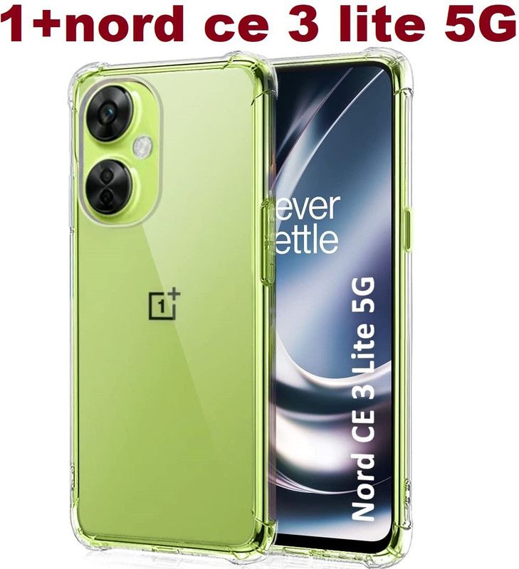 VDAT Back Cover for OnePlus Nord CE 3 Lite 5G, OnePlus Nord CE 3 Lite, (BM)  (Transparent, Shock Proof, Silicon, Pack of: 1)