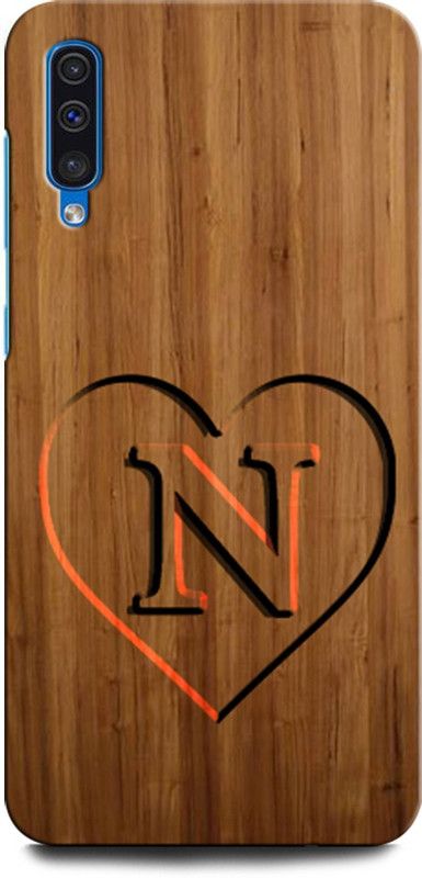 ORBIQE Back Cover for SAMSUNG Galaxy A50s N, N LETTER, N DESIGN, N ALPHABET, N NAME  (Multicolor, Hard Case, Pack of: 1)