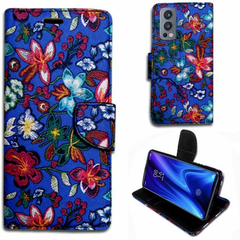 Mxkart Flip Cover for Oneplus Nord 2 5G  (Blue)