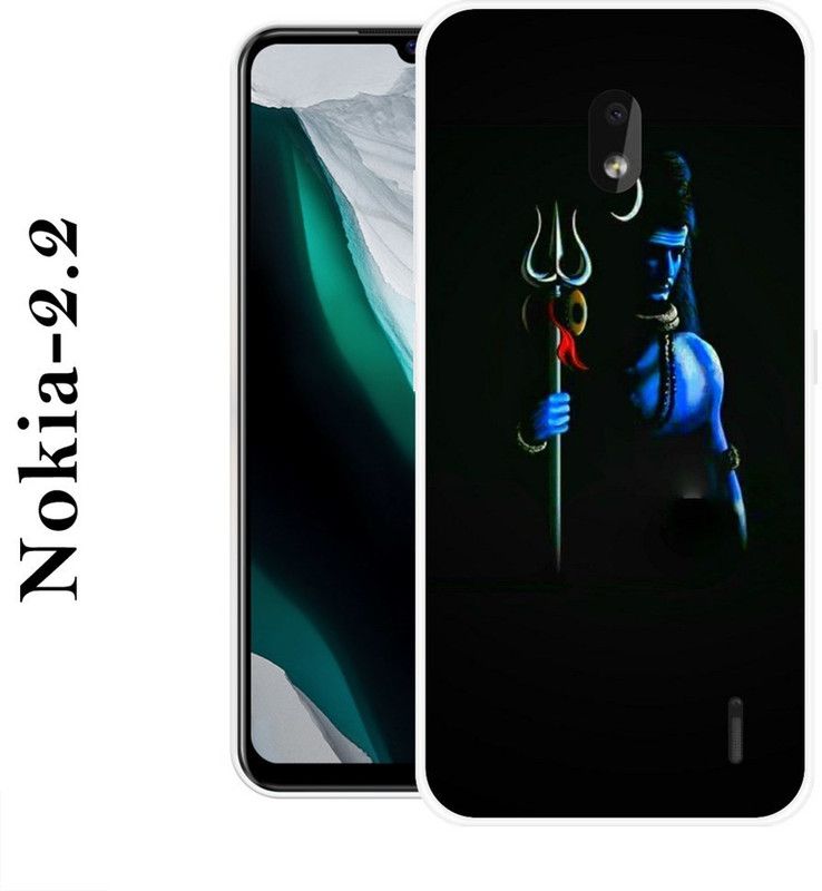 PALWALE BALAJI Back Cover for Nokia 2.2  (Blue, Black, Grip Case, Silicon)