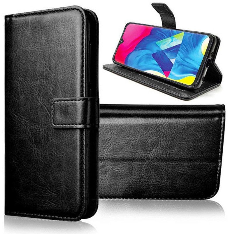 Nuvak Flip Cover for OnePlus 7 Pro  (Black, Dual Protection, Pack of: 1)