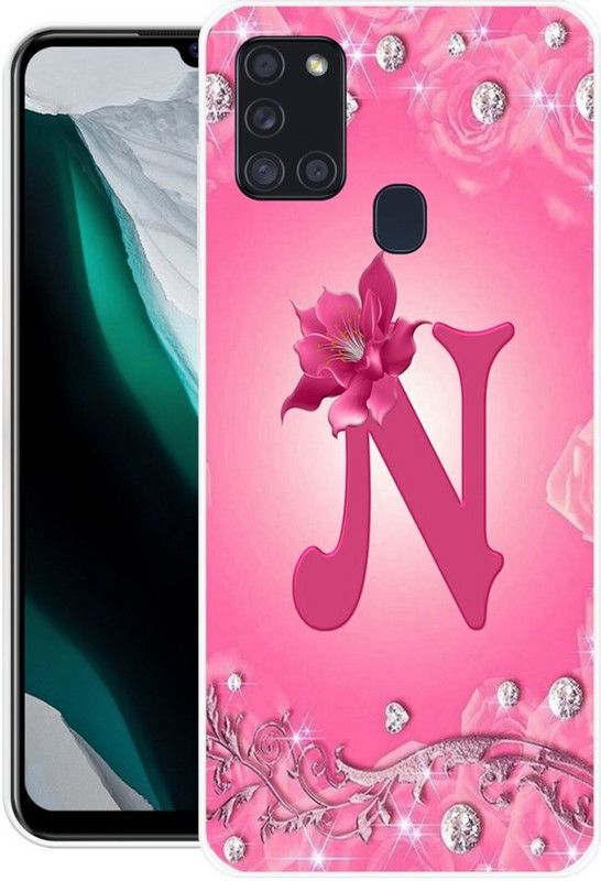 BLUEZAP Back Cover for Samsung Galaxy A21s  (Pink, Grip Case, Silicon, Pack of: 1)
