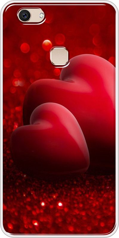 Appcityprint Back Cover for VIVO V7 Plus  (Red, Grip Case, Silicon, Pack of: 1)