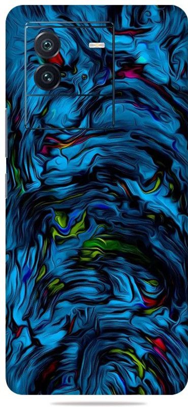 Gizmo Wraps Vivo iqoo neo 6 5g, Blue Lava Mobile Skin  (Multicolor)