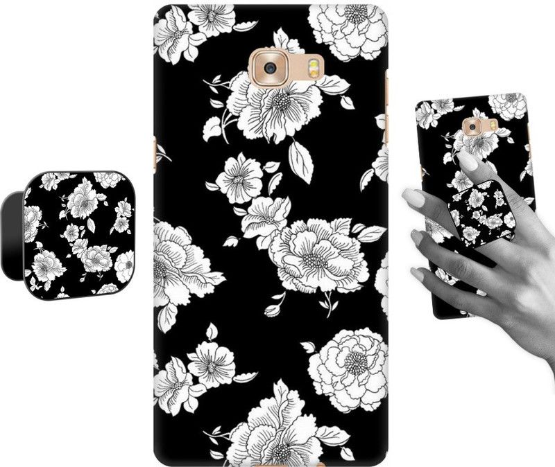 COBIERTAS Back Cover for Samsung Galaxy C9 Pro  (Multicolor, Cases with Holder, Pack of: 2)