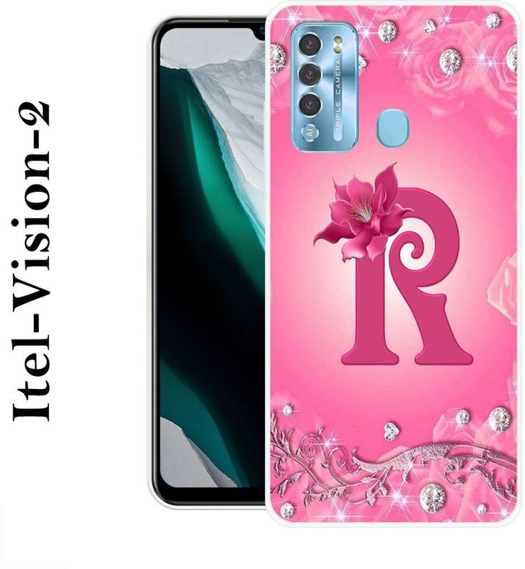 REALKING Back Cover for Itel Vision 2  (Multicolor, Grip Case, Silicon)