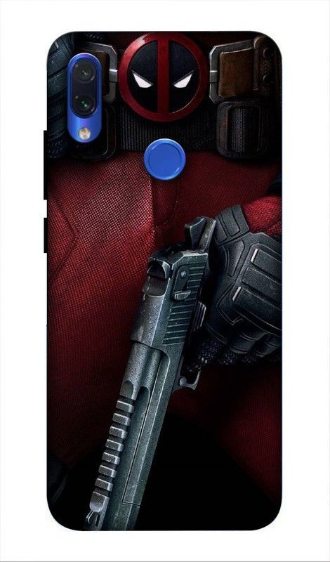 LUCKY MOBI.COM Back Cover for Mi REDMI NOTE 7 ( SPIDERMEN, SUPER HERO, AVENGERS WALLPAPER) PRINTED BACK COVER  (Multicolor, Waterproof, Pack of: 1)
