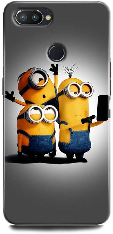 FIKORA Back Cover for Realme U1/RMX1831 MINIONS PRINTED  (Multicolor, Hard Case, Pack of: 1)