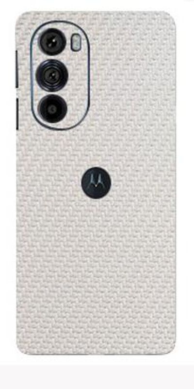 AsSkin Motorola Edge 30 Mobile Skin  (Ultra Super Off White Cf Matte Finish With High Gloss Finish).)