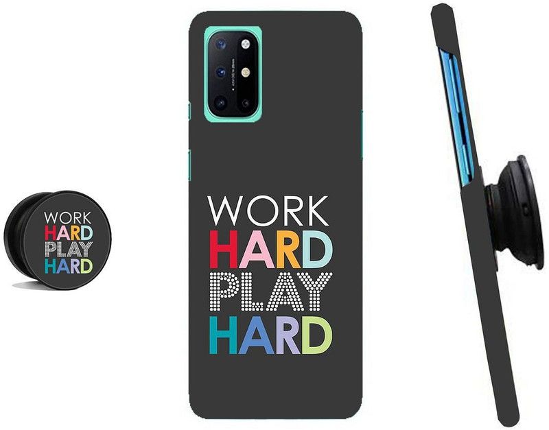 ZAPPY Back Cover for OnePlus 8T  (Multicolor, Cases with Holder)