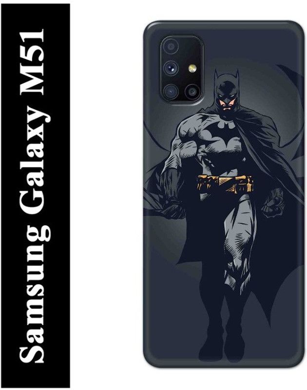 Majestic Back Cover for Samsung Galaxy M51  (Black, Grey, Hard Case)