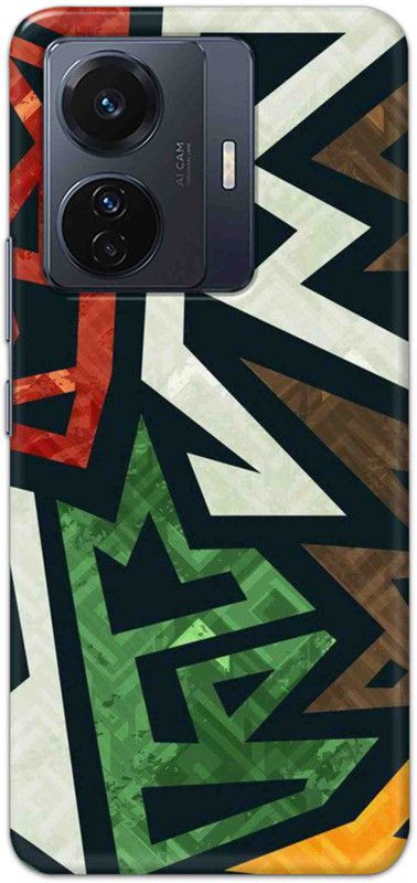 NDCOM Back Cover for Vivo T1 Pro 5G Tribal Print Printed  (Multicolor, Hard Case, Pack of: 1)