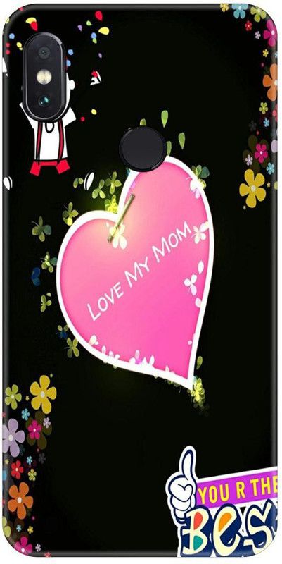Smutty Back Cover for Mi Redmi Note 6 Pro, M1806E7TG, M1806E7TH, M1806E7TI - Love Mom Print  (Multicolor, Hard Case, Pack of: 1)