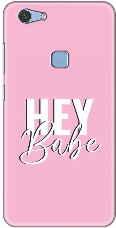 Zappy Back Cover for Y81, Vivo Y83, Vivo 1803  (Pink, White, Hard Case)