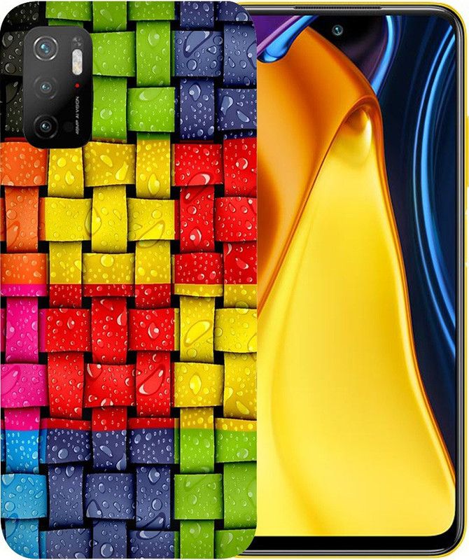 METOO Back Cover for POCO M3 Pro, Color Box, Amazing Printed back cover, Print, 633  (Multicolor, Dual Protection, Silicon, Pack of: 1)