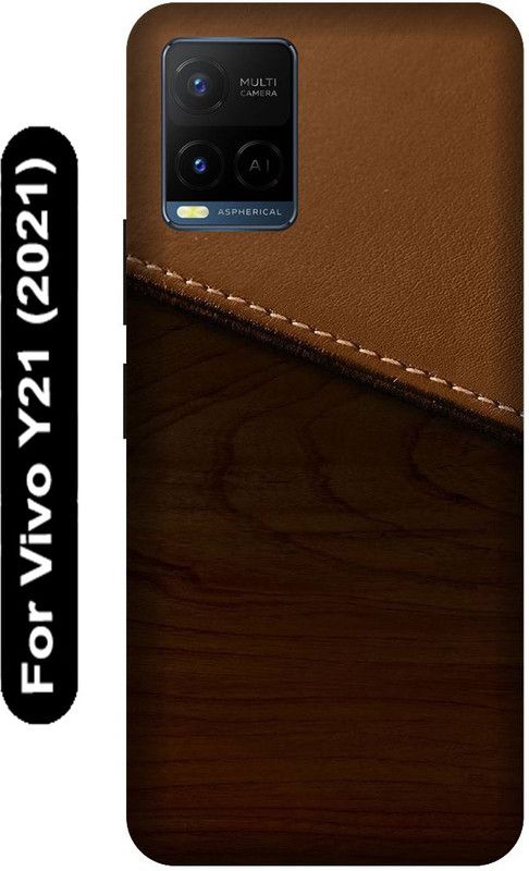 SSMORYA Back Cover for Vivo Y21 2021, Vivo V2111, Leather, Texture Printed  (Multicolor, Hard Case, Pack of: 1)