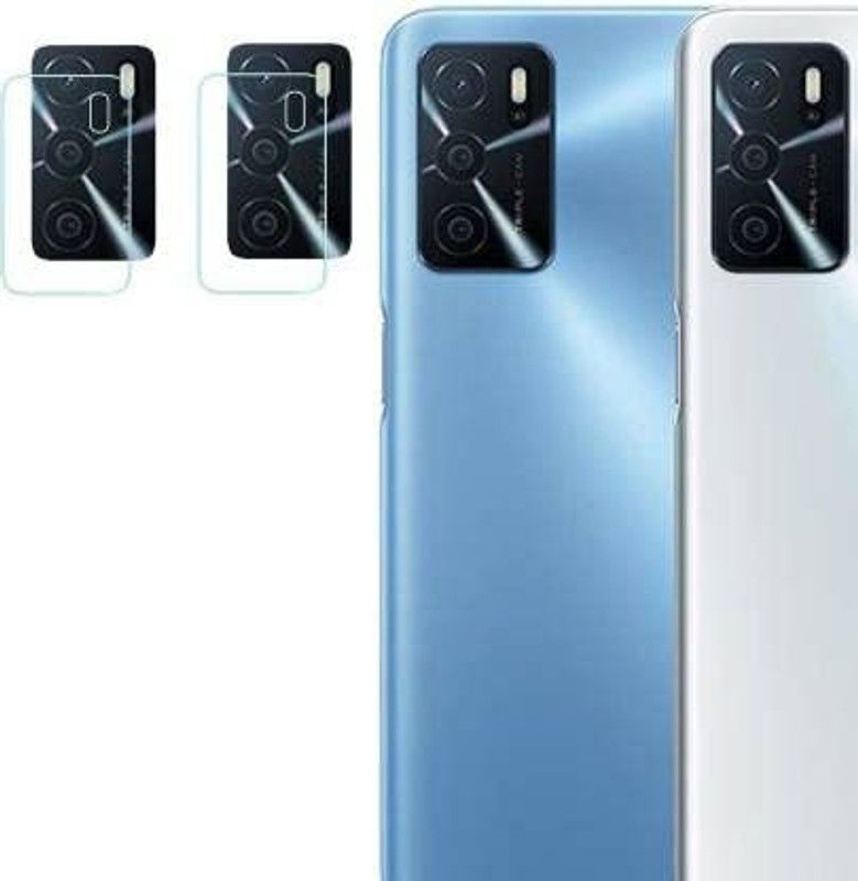 Transparent Back Camera Lens Glass Protector for Cii Oppo A16  (Pack of: 2)