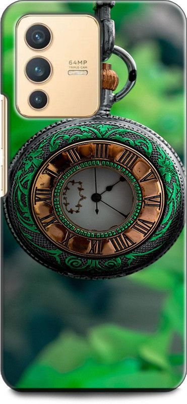 Wall Art Back Cover for Vivo V23 PRO (5G) Watch, Gold Packet  (Multicolor, Dual Protection, Pack of: 1)