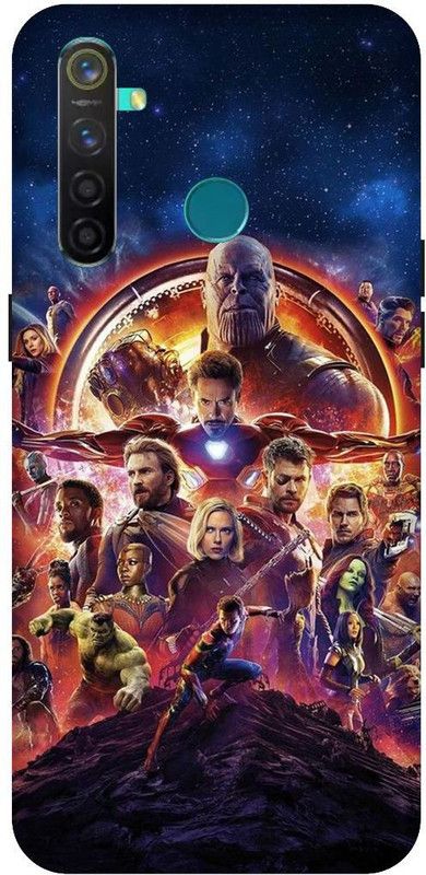 SSMORYA Back Cover for Realme 5 pro (Captain America) Printed Back Cover  (Multicolor, Waterproof, Pack of: 1)