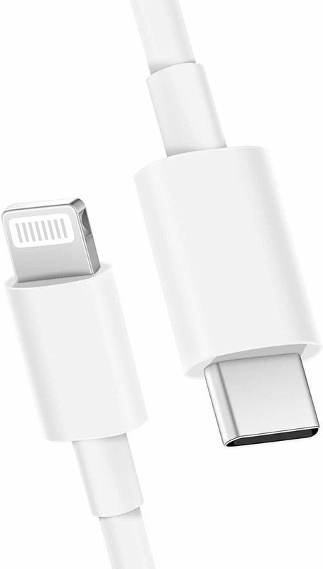 Lalmani Enterprises Lightning Cable 1 m USB for syncing and data transfer between USB-C devices.  (Compatible with Also supports USB 2 for syncing and data transfer between USB-C devices., White, One Cable)