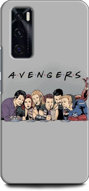 KEYCENT Back Cover for Vivo V20 SE, V2022 AVENGERS, IRON MAN, THANOS, MARVELS, AVENGER, SUPERHEROES, COMIC  (Multicolor, Pack of: 1)