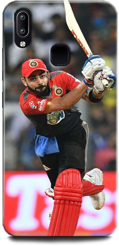 WallCraft Back Cover for Vivo V9, Vivo 1723 VIRAT KOHLI, INDIAN CRICKET, ROYAL CHALLENGERS BANGLORE, PLAYER, SPORTS  (Multicolor, Dual Protection, Pack of: 1)