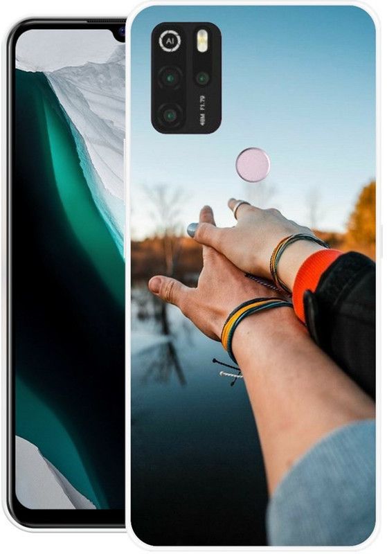 BLUEBUG Back Cover for Micromax In 1  (Multicolor, Grip Case, Silicon, Pack of: 1)