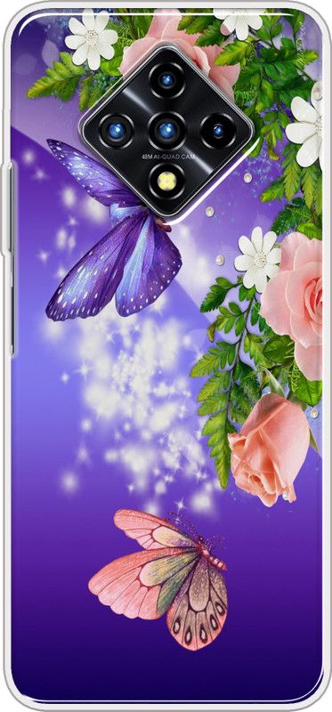Tokito Back Cover for Infinix Zero 8i  (Multicolor, Grip Case, Silicon, Pack of: 1)