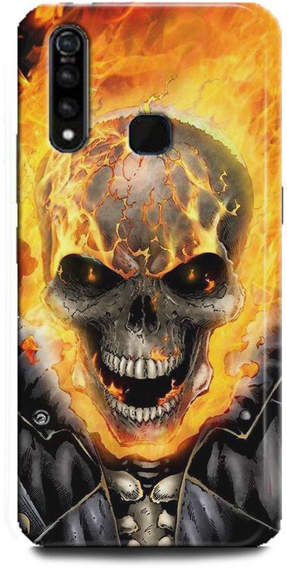INDICRAFT Back Cover for Vivo Z1Pro, Vivo 1951, Ghost Rider, Printed  (Multicolor, Shock Proof)