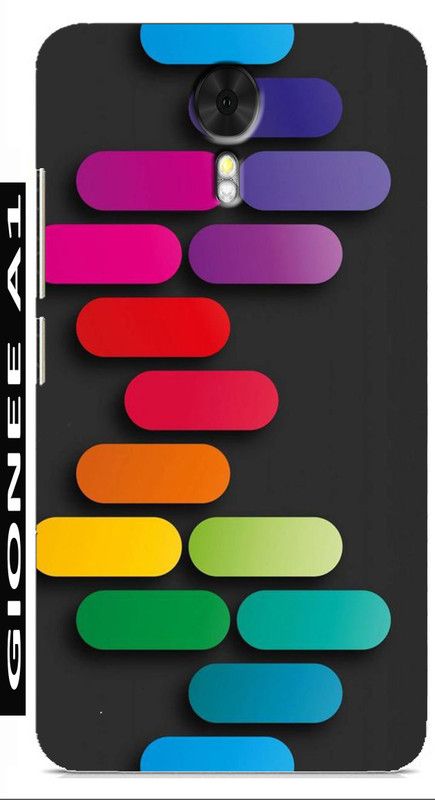 BIVAX Back Cover for Gionee A1  (Multicolor, Grip Case, Silicon, Pack of: 492)